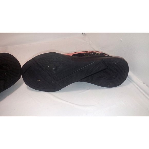 Puma 195390-01 Black And Pink Floral Pattern Sz 5C No Laces - Picture 7 of 11